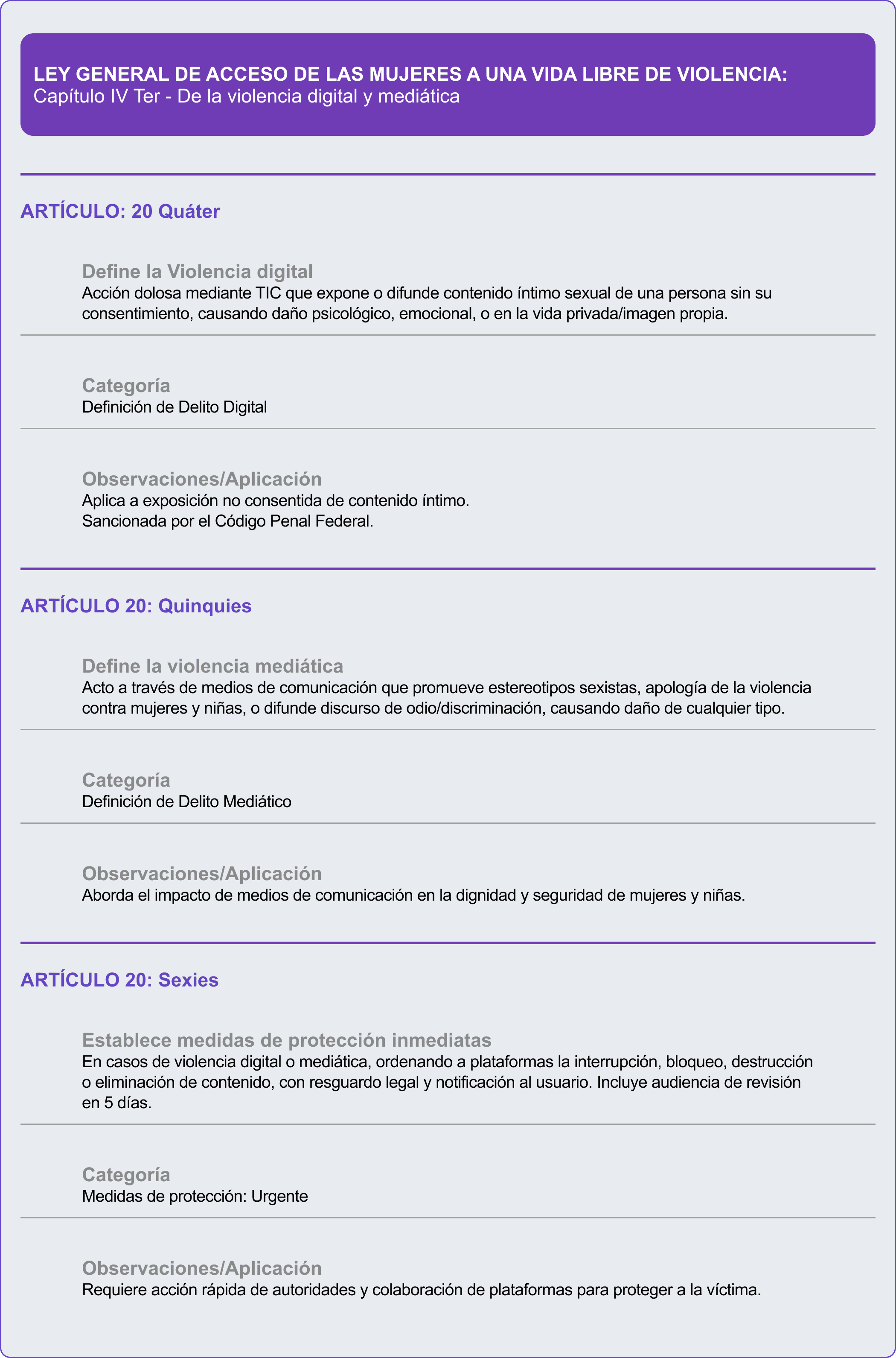 Ley General de Acceso de las Mujeres a una Vida Libre de Violencia